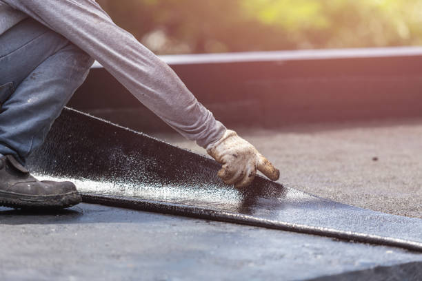 Professional Exterior Waterproofing technician working in Long Beach, IN